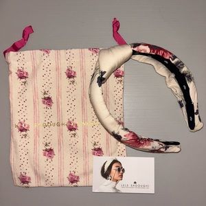 Lele Sadough x Loveshackfancy knot floral headband